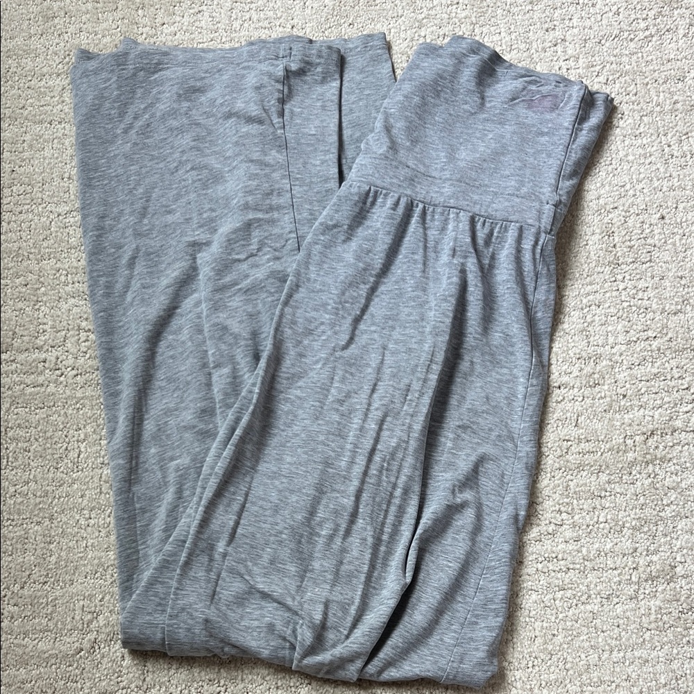 Splendid Long Grey Casual Skirt